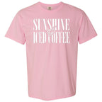 'Sunshine & Iced Coffee' PUFF T-Shirt