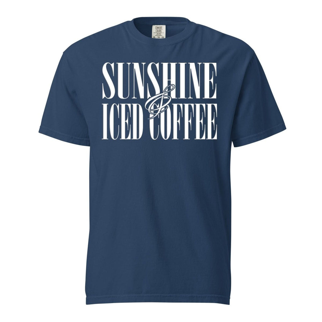 'Sunshine & Iced Coffee' PUFF T-Shirt