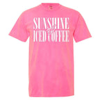 'Sunshine & Iced Coffee' PUFF T-Shirt