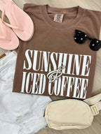 'Sunshine & Iced Coffee' PUFF T-Shirt
