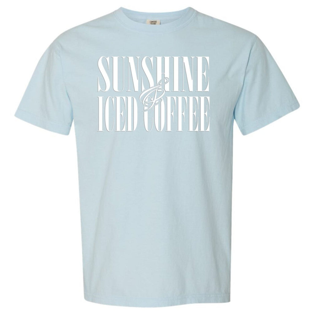 'Sunshine & Iced Coffee' PUFF T-Shirt
