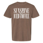'Sunshine & Iced Coffee' PUFF T-Shirt