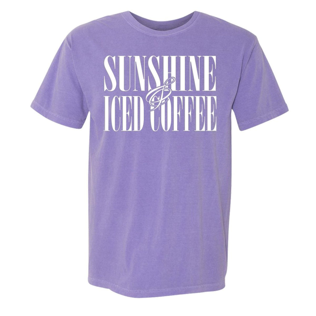 'Sunshine & Iced Coffee' PUFF T-Shirt