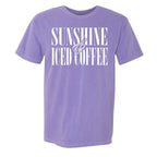 'Sunshine & Iced Coffee' PUFF T-Shirt
