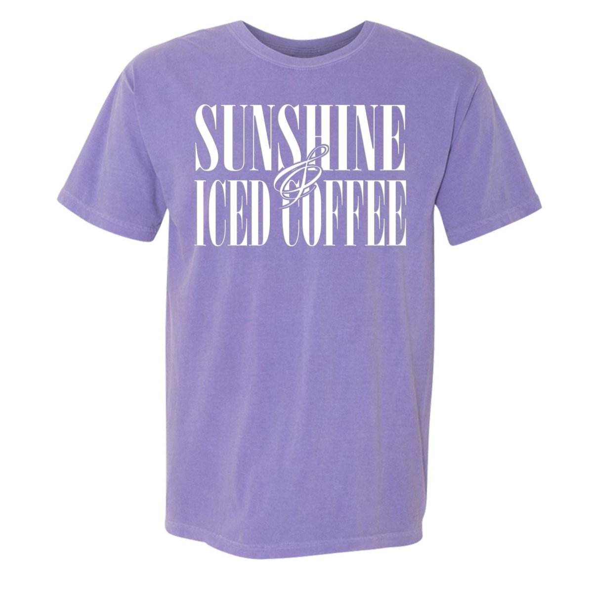 'Sunshine & Iced Coffee' PUFF T-Shirt