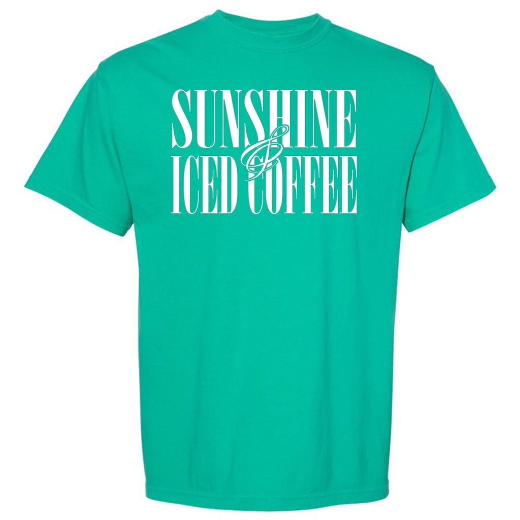 'Sunshine & Iced Coffee' PUFF T-Shirt