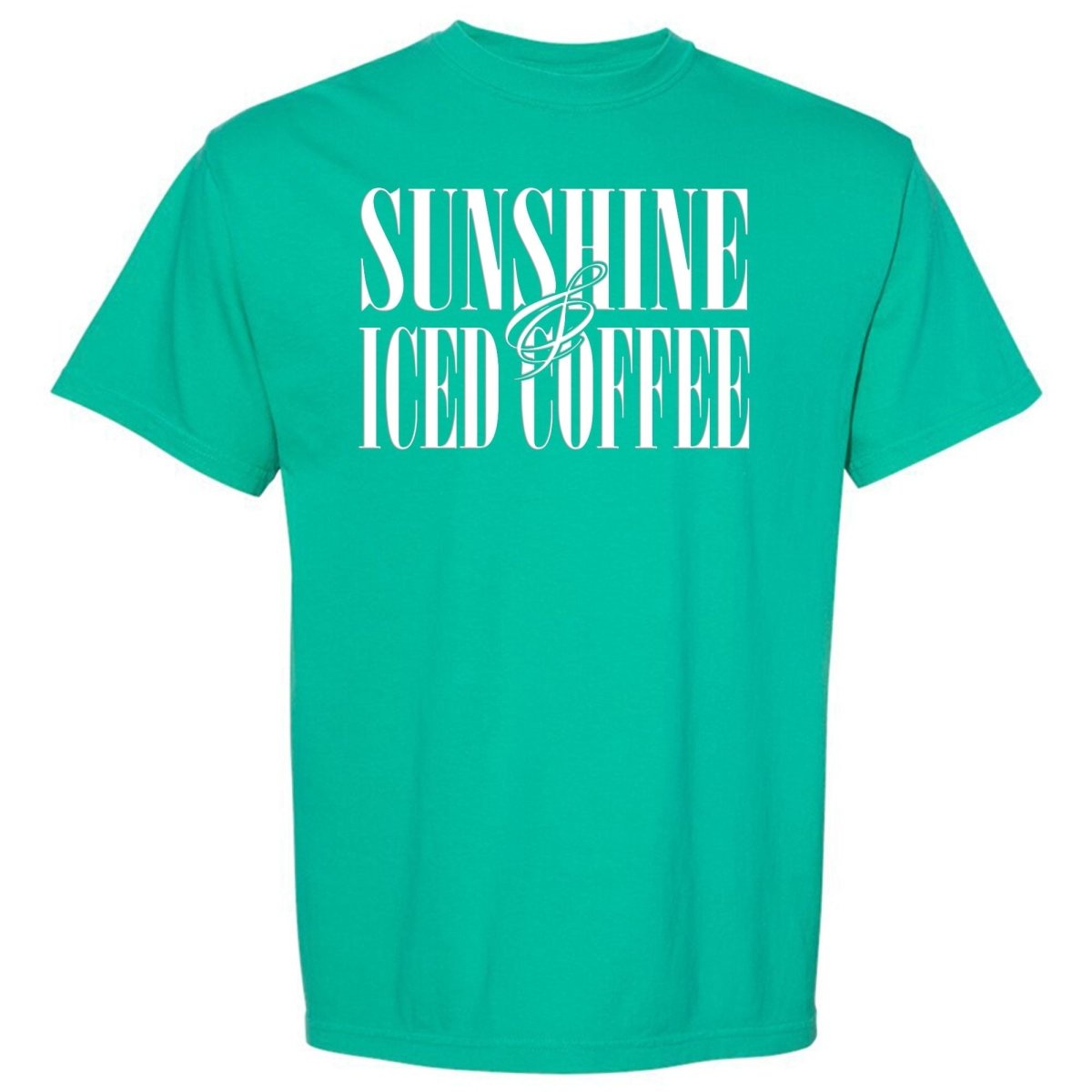 'Sunshine & Iced Coffee' PUFF T-Shirt