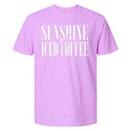 'Sunshine & Iced Coffee' PUFF T-Shirt