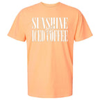 'Sunshine & Iced Coffee' PUFF T-Shirt