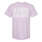 'Sunshine & Iced Coffee' PUFF T-Shirt