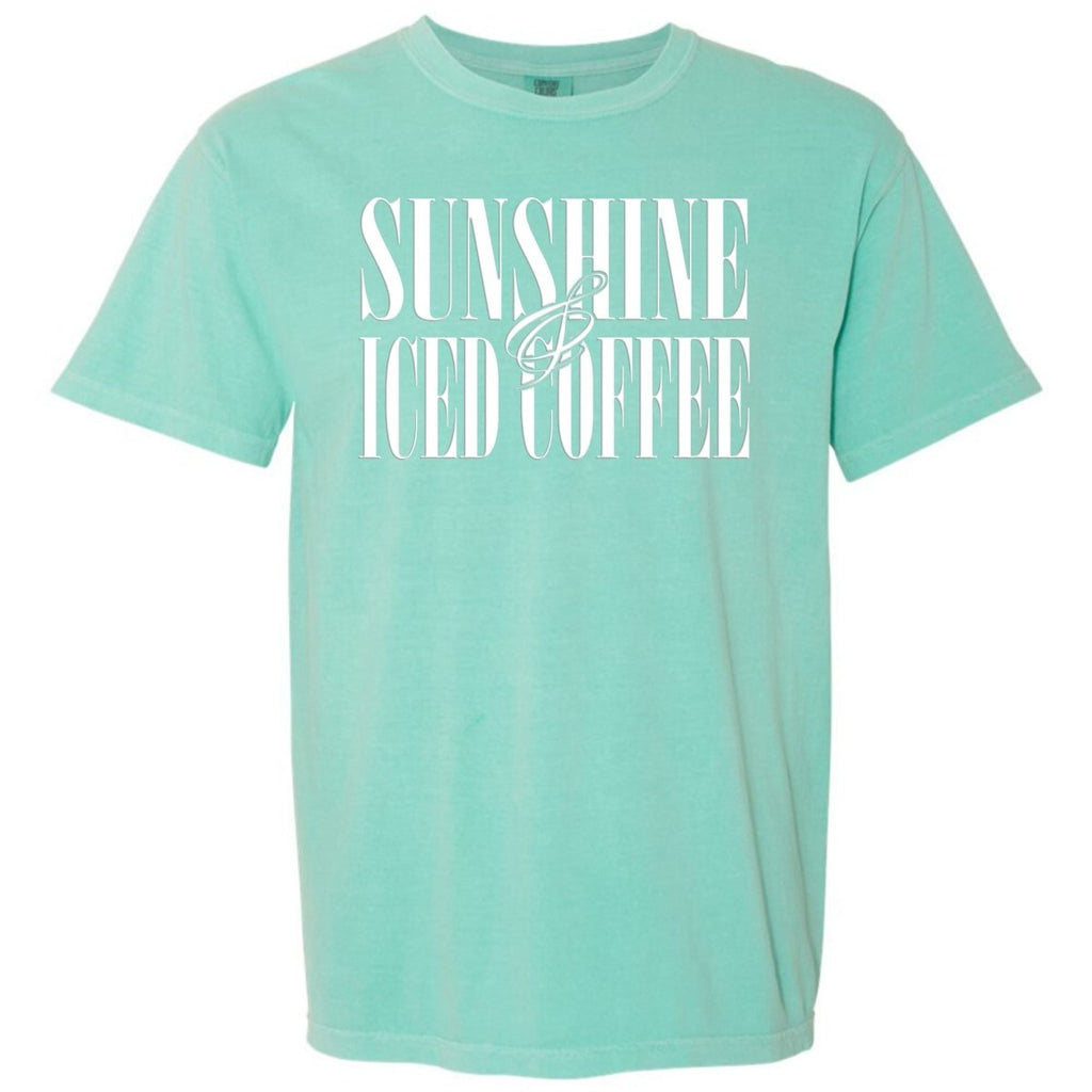 'Sunshine & Iced Coffee' PUFF T-Shirt