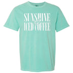 'Sunshine & Iced Coffee' PUFF T-Shirt