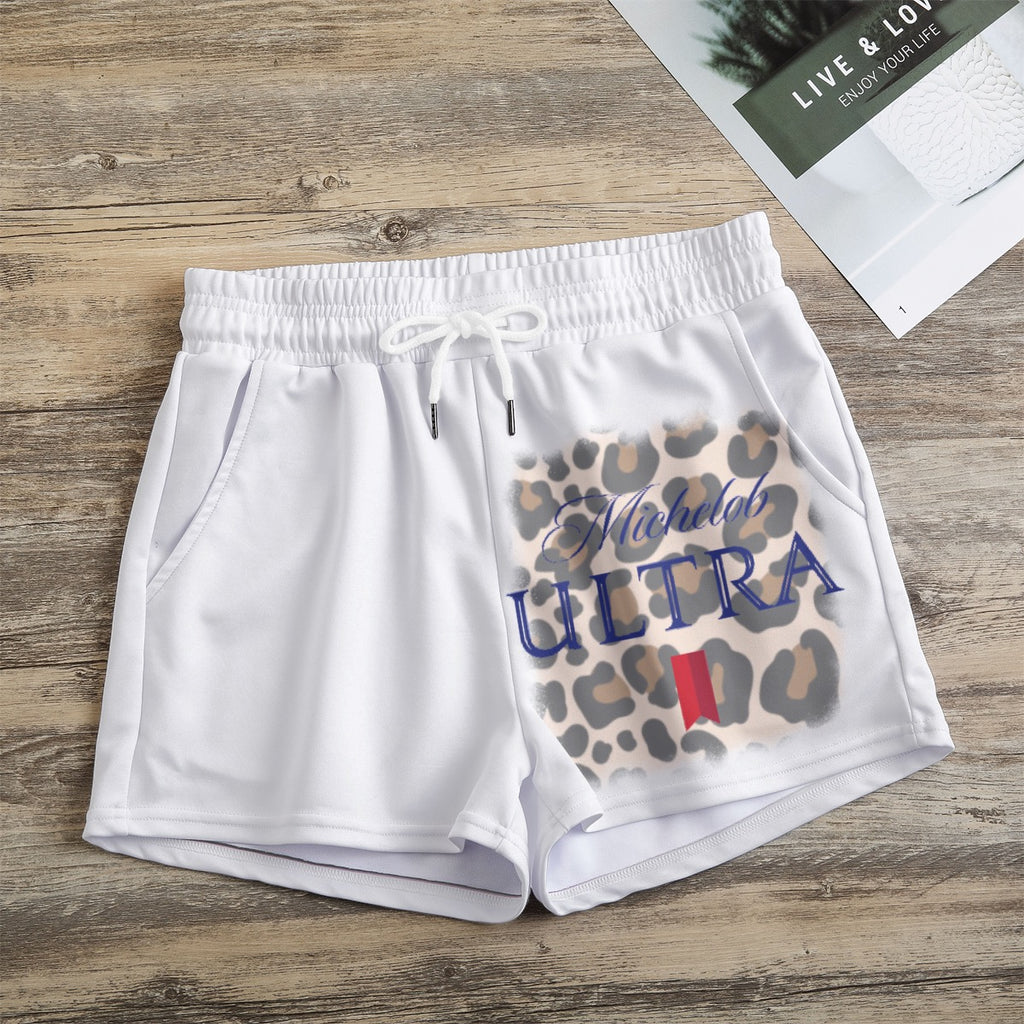 Leopard Ultra Print Women's Casual Shorts