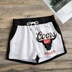 Leopard banquet rodeo Women's Casual Shorts