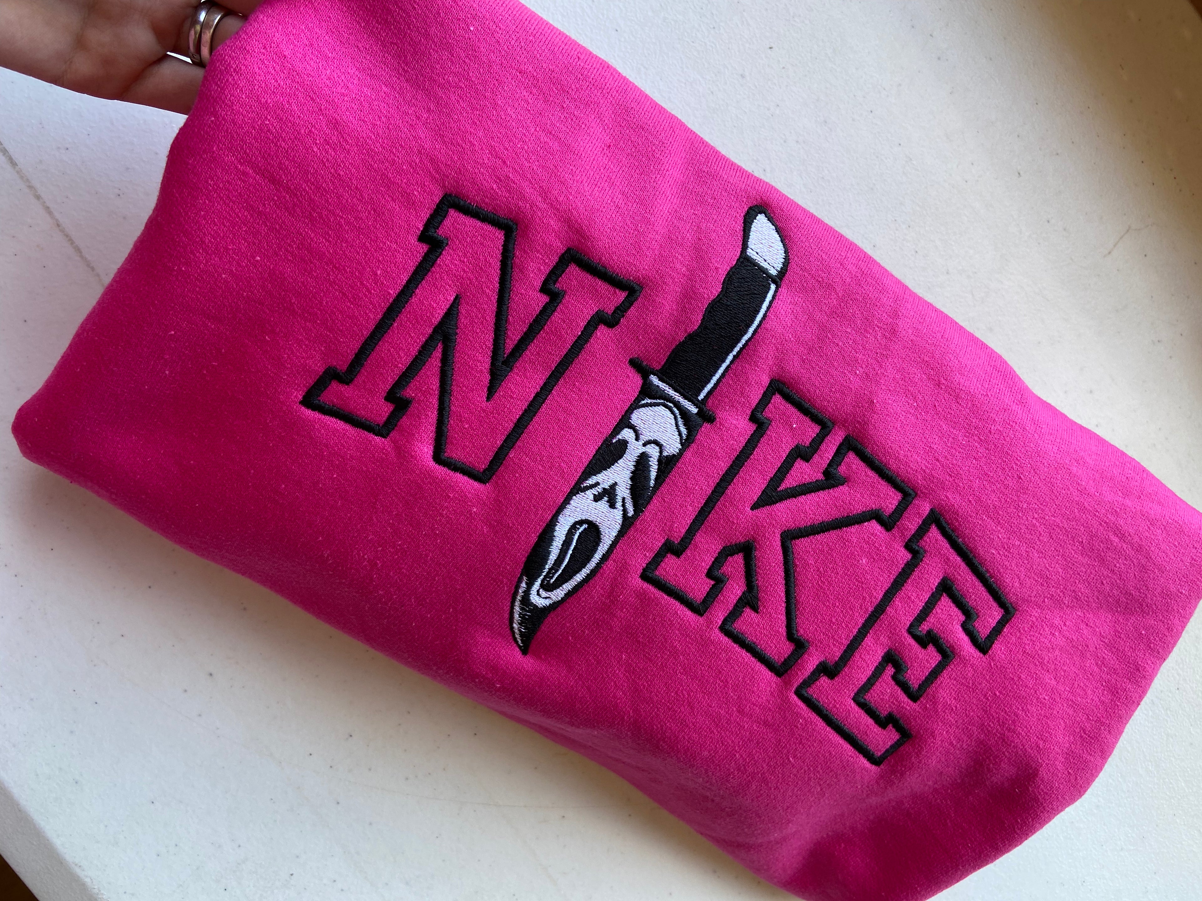 Scream HOT PINK NKE sweatshirt